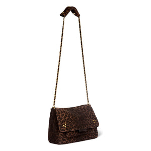 Jérôme Dreyfuss - Lulu M Leopard Bag | Brown