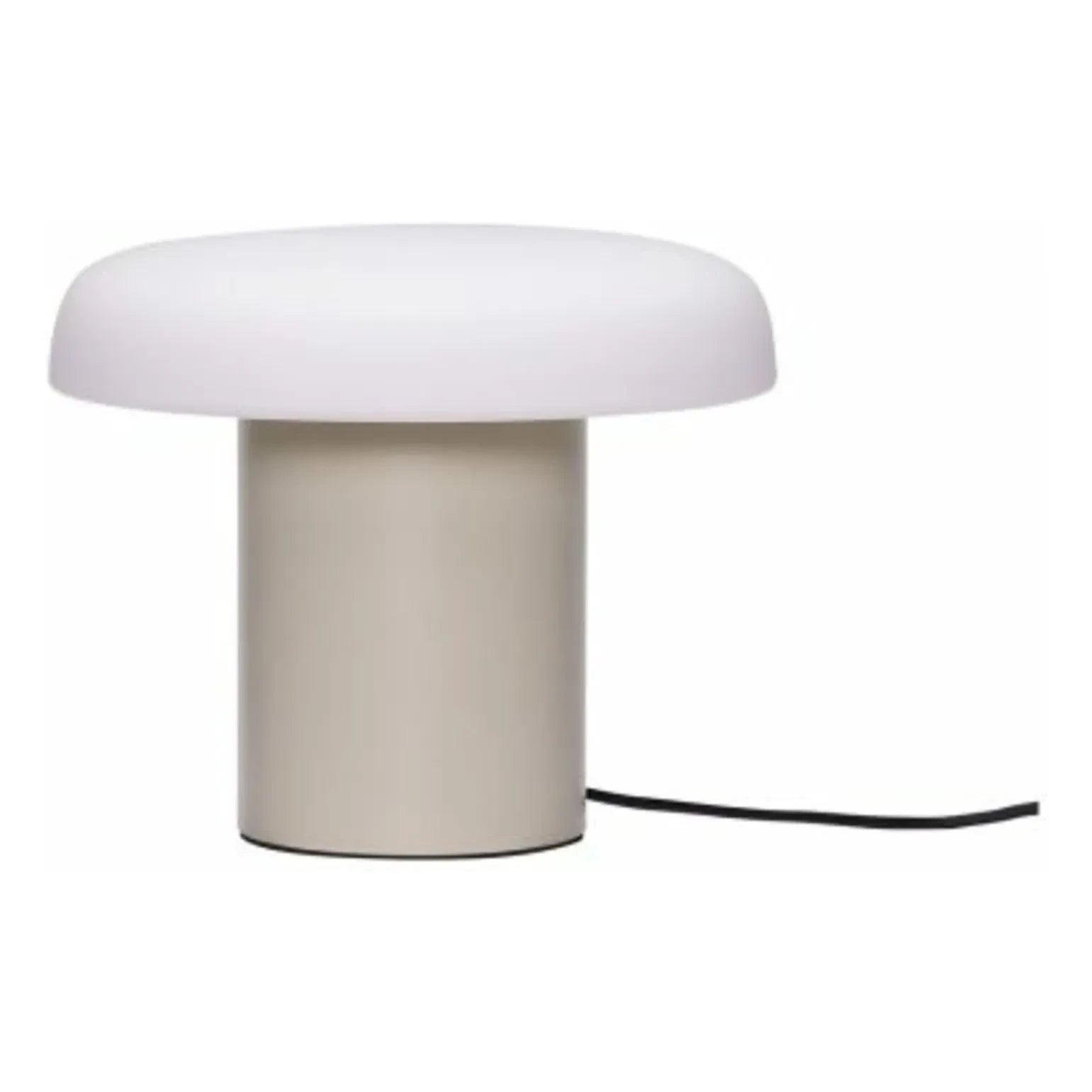 Hübsch - Atelier Glass Table Lamp | Sand