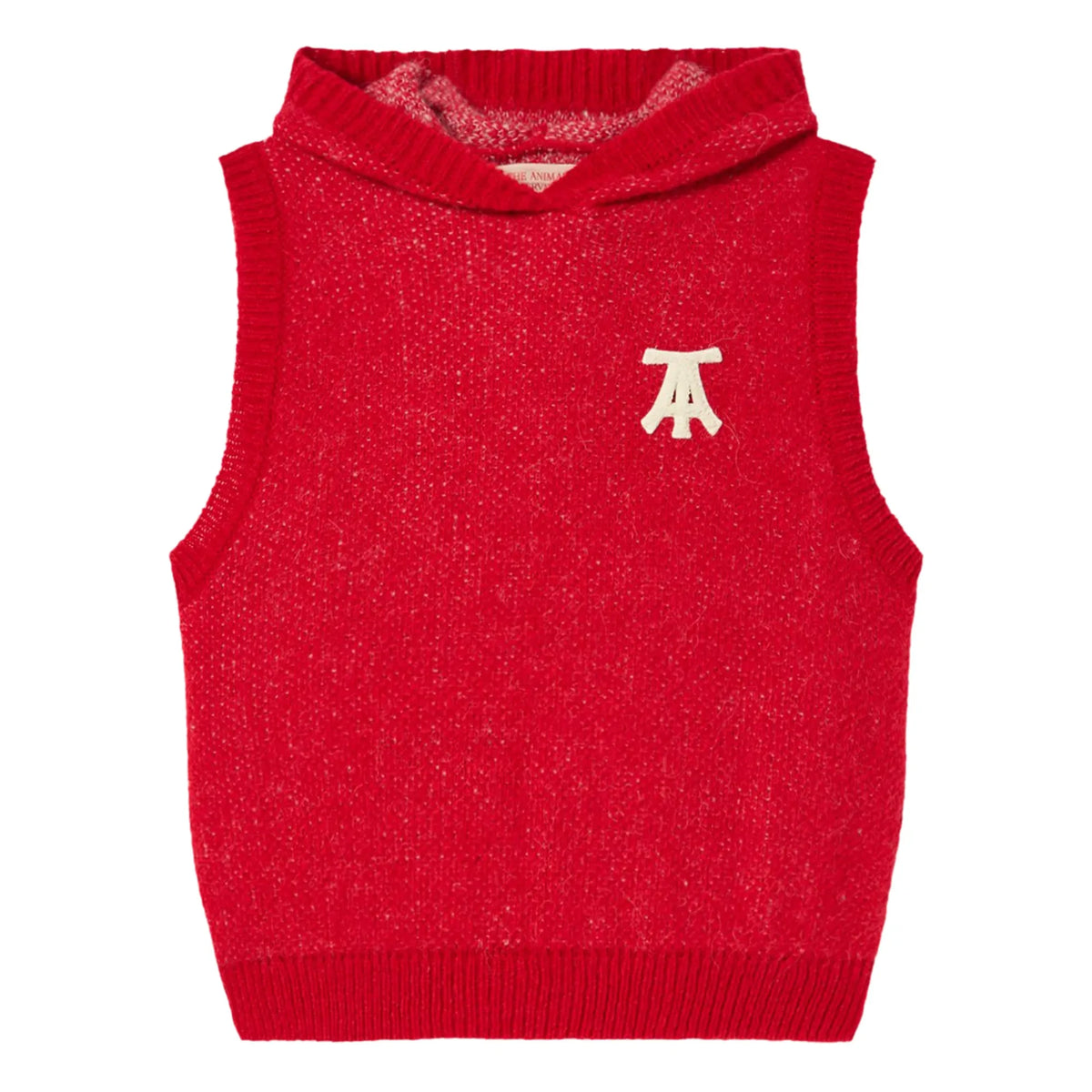 The Animals Observatory - Yak Hooded Sweatshirt | Red
