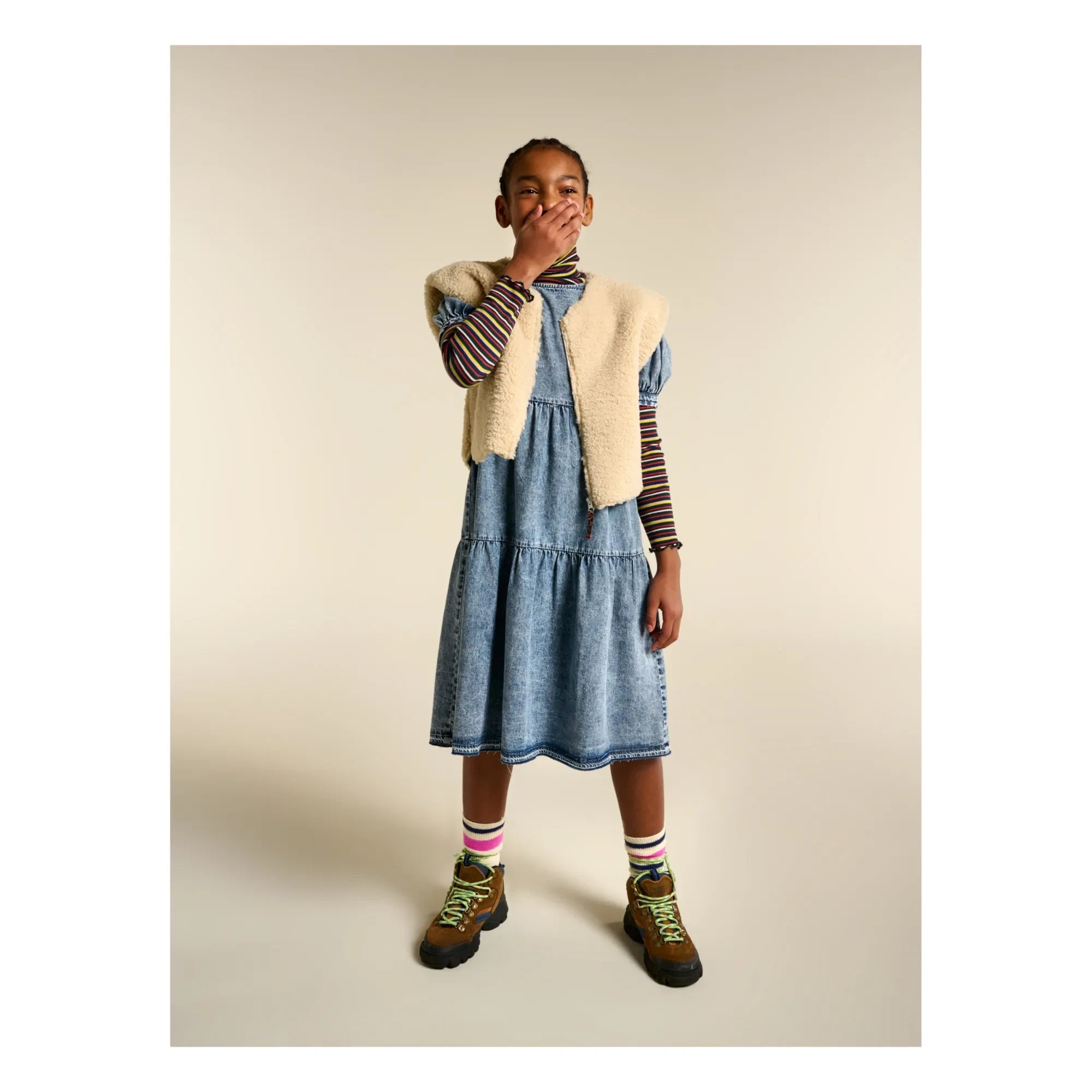 Bellerose - Atomic Jean Dress | Ice Blue Denim