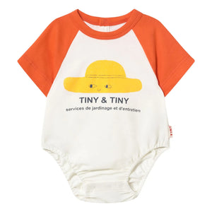 Tinycottons - Organic Cotton Bodysuit Hat | White