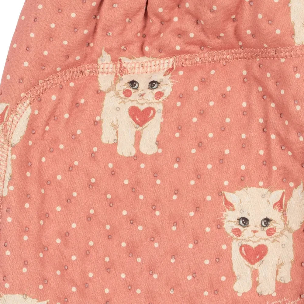 Konges Sløjd - Thermal Pants Cats Recycled Fibers | Pink