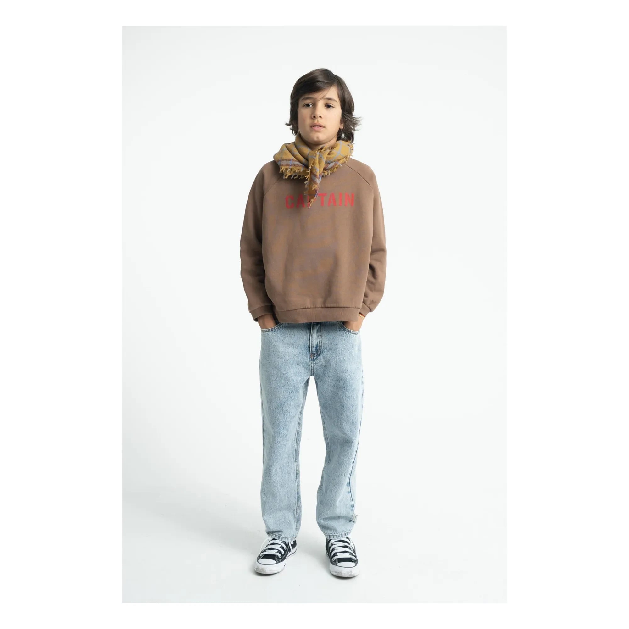 Piupiuchick - Wool Carreaux Scarf | Camel