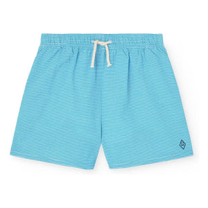 The Animals Observatory - Striped Gavial Shorts | Blue