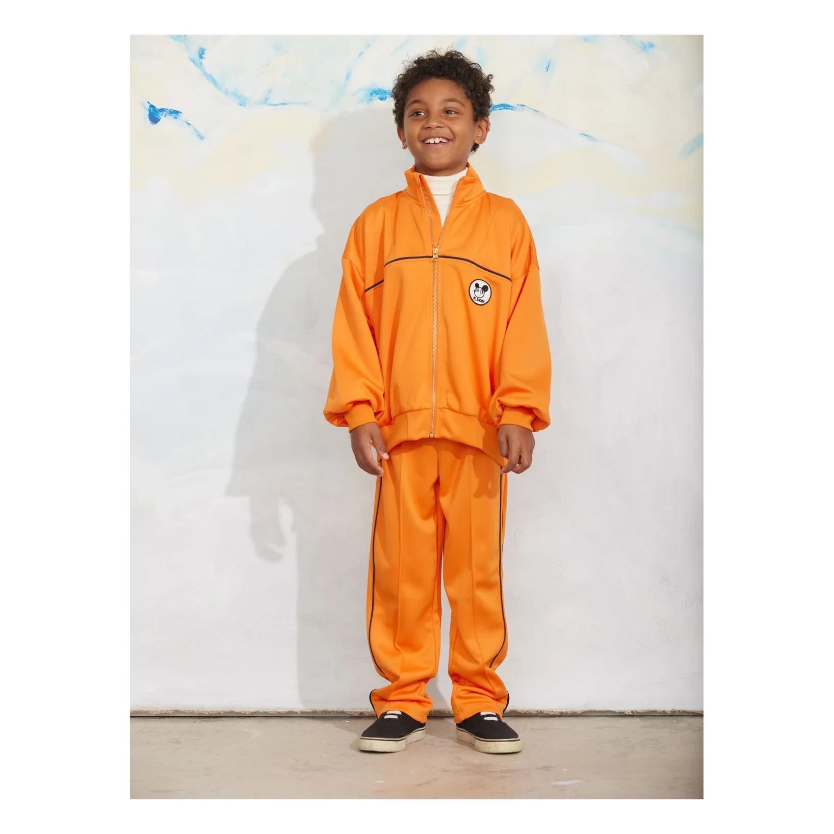 Mini Rodini - Jogger Sport Geri Dönüştürülmüş Elyaflar | Turuncu