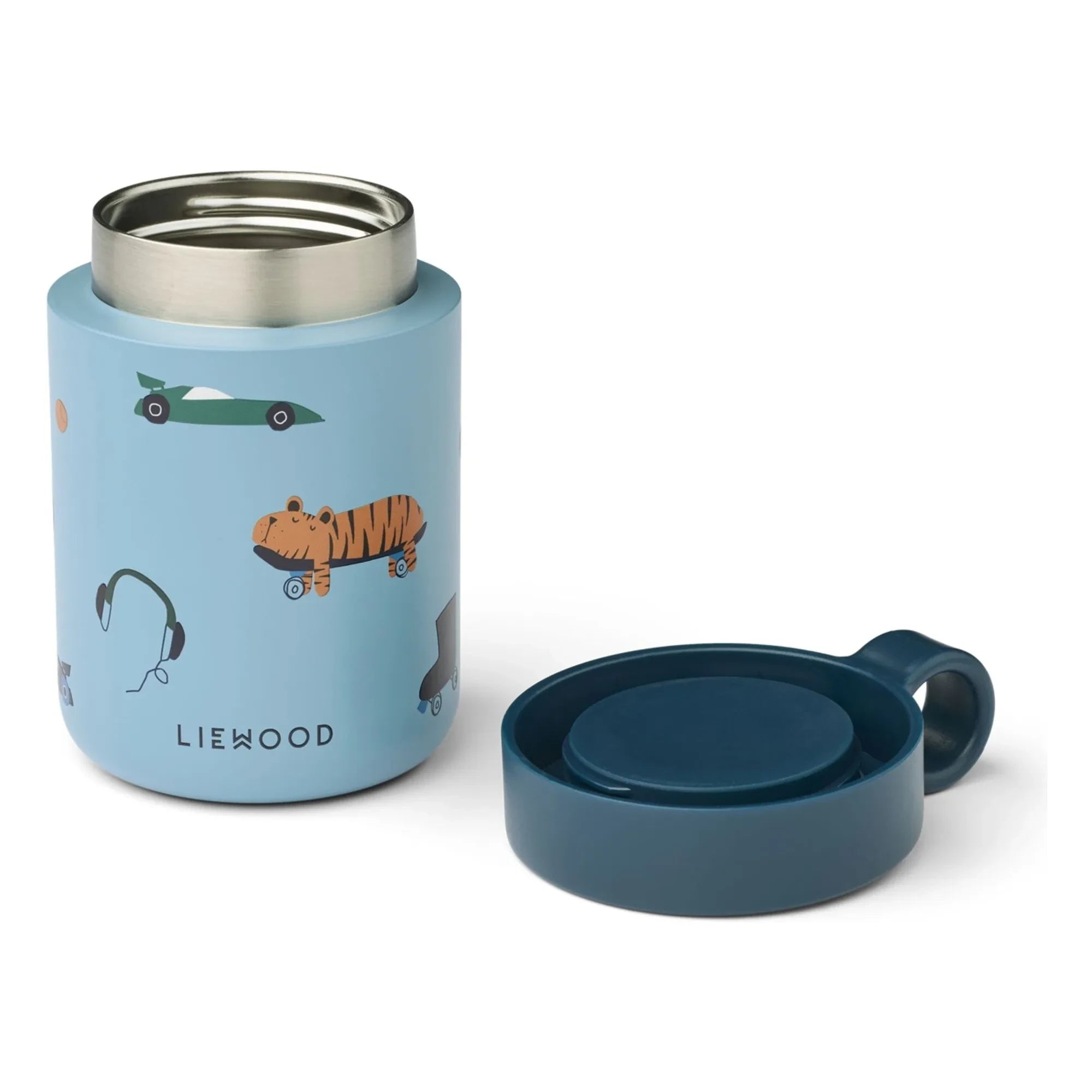 Liewood - Kiani Insulated Lunchbox | Fun/Blue Beach
