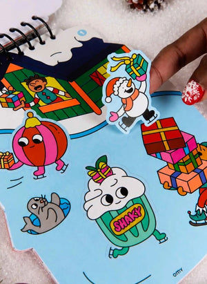 Omy - Christmas Sticker Activity Book