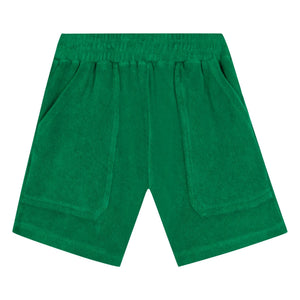 Bonton - Nono Towel Shorts | Emerald Green