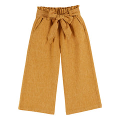 Emile et Ida - Wide-leg trousers with belt | Mustard