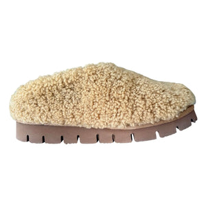 ILDA'S sheep - Sheep Leather Sabots | Beige