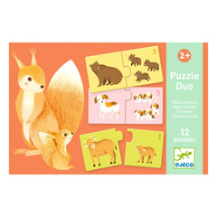 Djeco - Duo-trio Baby Animal Puzzles
