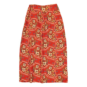 Sisters Department - Floral Pattern Skirt | Red