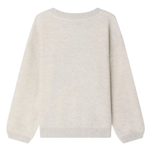 Bonpoint - Tonino Organic Cotton Sweatshirt | Gray Mélange