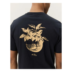 Les Deux - Plant T-shirt | Blue black