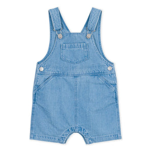 Petit Bateau - Light Blue | Organic Cotton Denim Dungarees