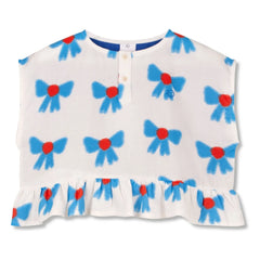 Wynken - Organic Cotton Knotted Top | Ecru