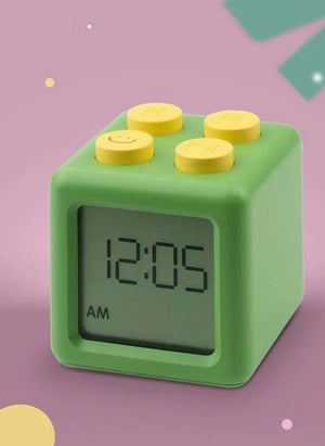 Mary's - Block Alarm Clock | Yellow