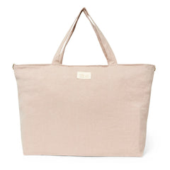 Adorna - Keten Gece Çantası | Pudra pembesi