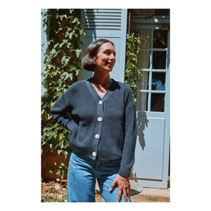 Poudre Organic - Cardigan Mate | Charcoal