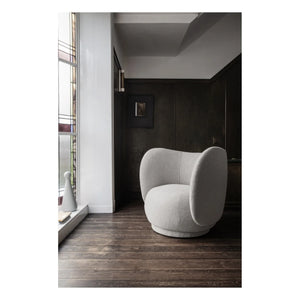 Ferm Living - Rico Button Upholstered Armchair | Cream