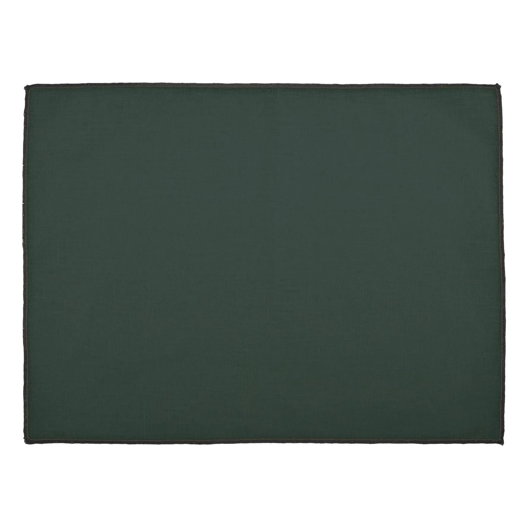 Haomy - Borgo Laminated Linen Placemats | Dark Green