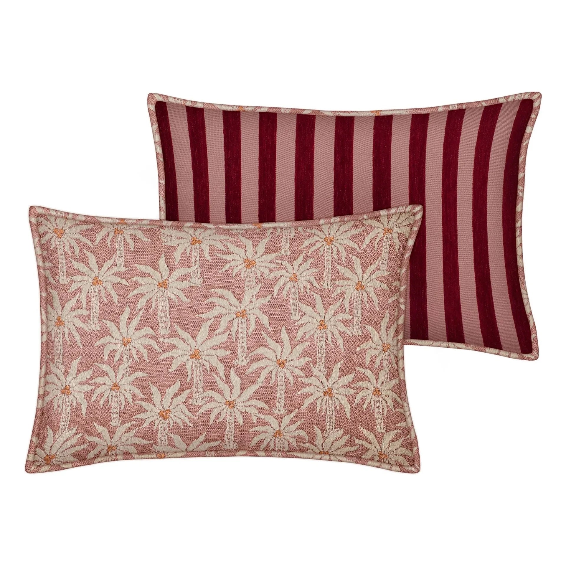 Palais - Laura x Jackie Reversible Pillow Cover | Pink