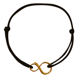 LAH - Mini-Infinity String Bracelet | Black