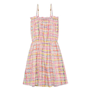 True Artist - Textured Tile Dress | Purple