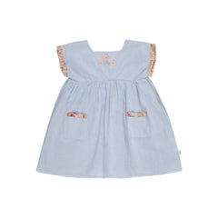 Lilinoa - Marie Lin embroidered dress | Light blue