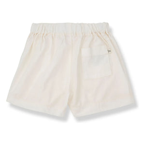 1+ in the family - Tramuntana Poplin Shorts | White