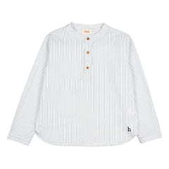 Búho - Kurta Striped Seersucker | Pale blue