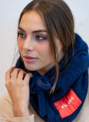 K'puche - Kim Alpaca Hooded Sweatshirt | Navy