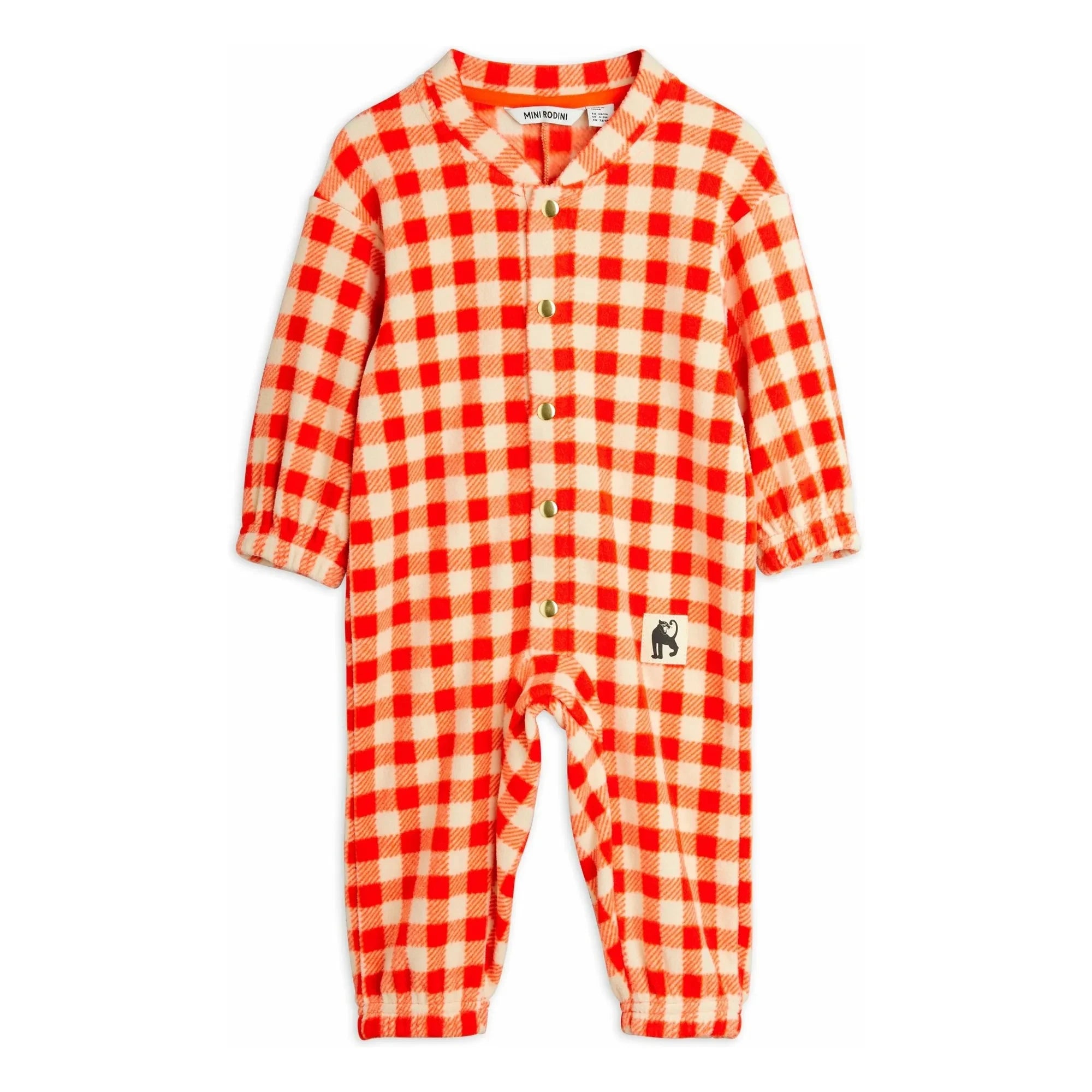 Mini Rodini - Red Gingham Romper