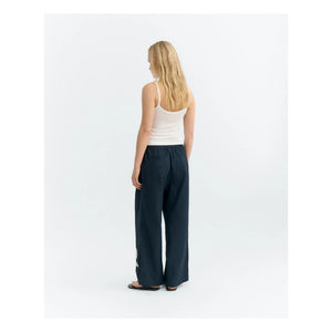 Thinking Mu - Brigitte Fish organic cotton trousers | Navy Blue
