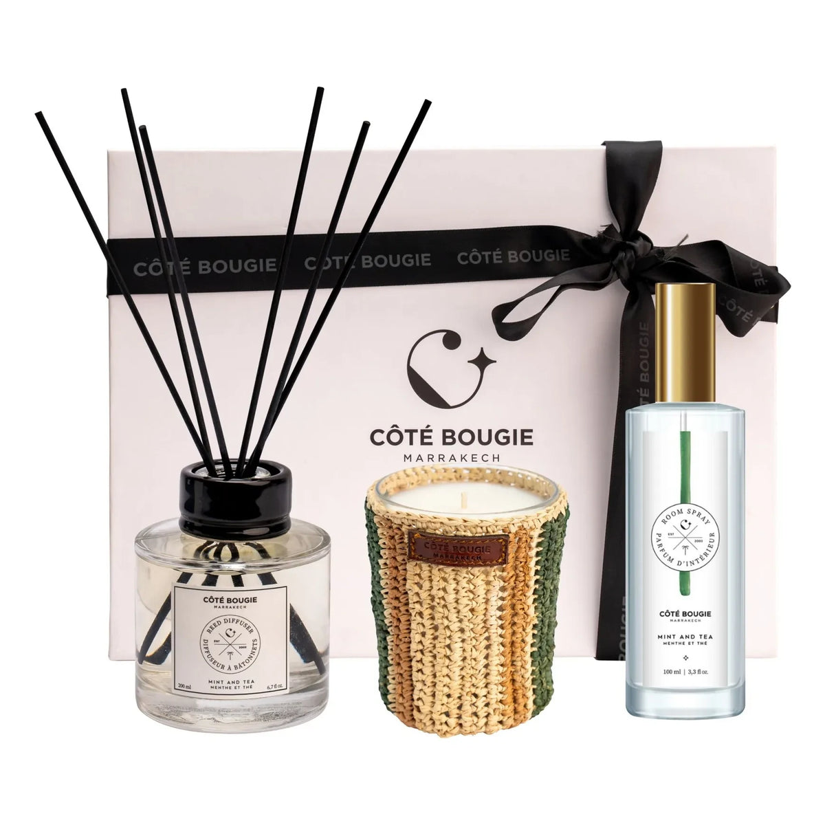 Côté Bougie - Signature Gift Set - Mint and Tea