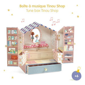 Djeco - Tinou Shop Jewelry Box | Pink