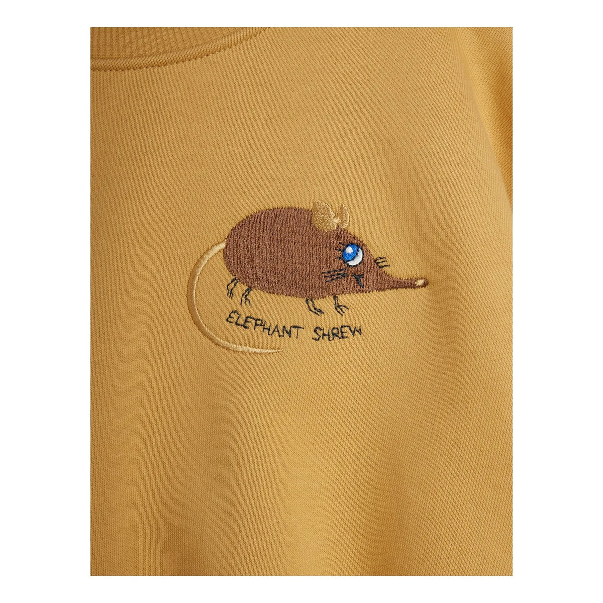 Mini Rodini - Organic Cotton Mouse Print Sweatshirt | Beige