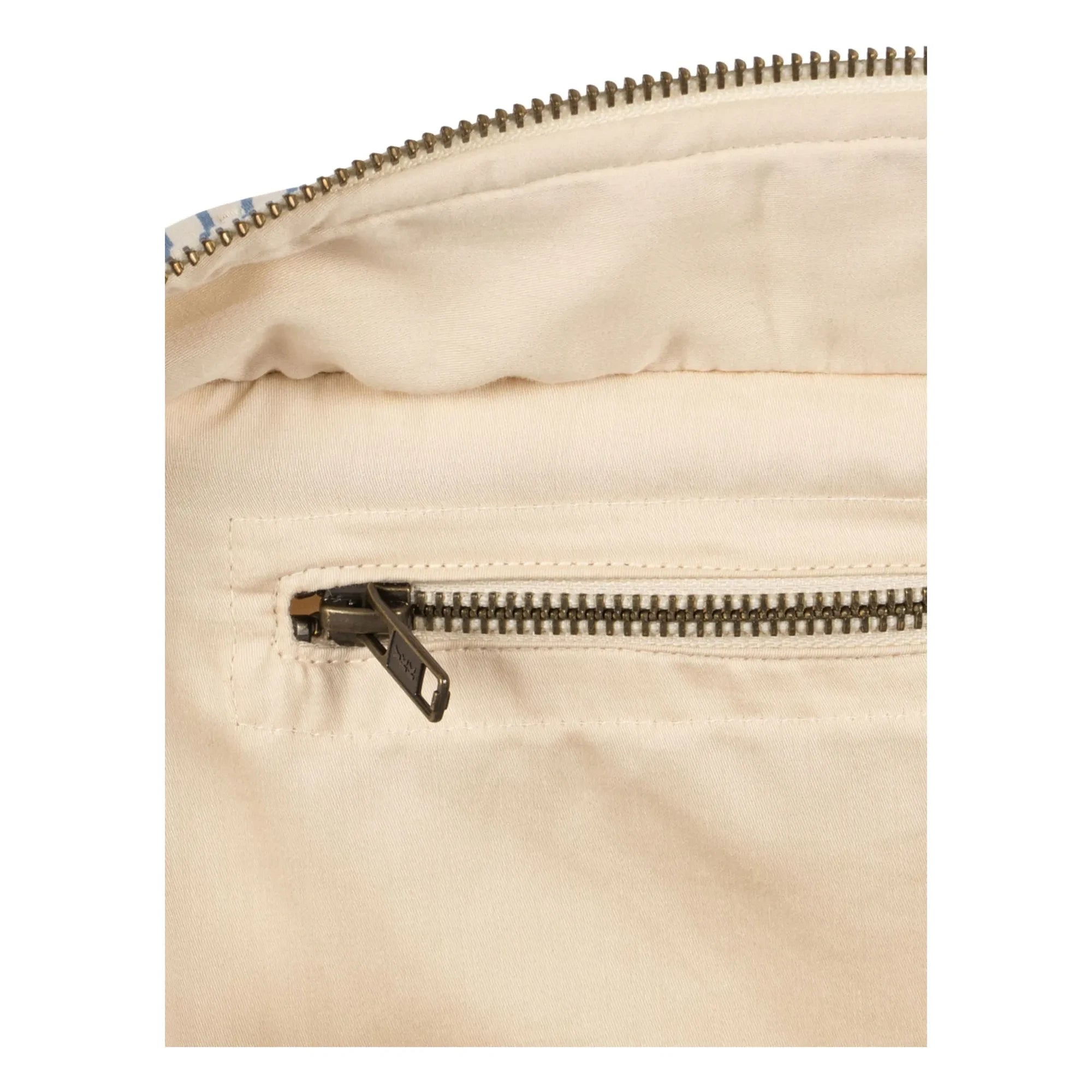 Konges Sløjd - Large Striped Makeup Bag | Blue