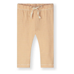 Gray Label - Striped Organic Cotton Mini Leggings | Apricot