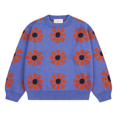Bobo Choses - Kaleidoscope Organic Cotton Sweater | Purple