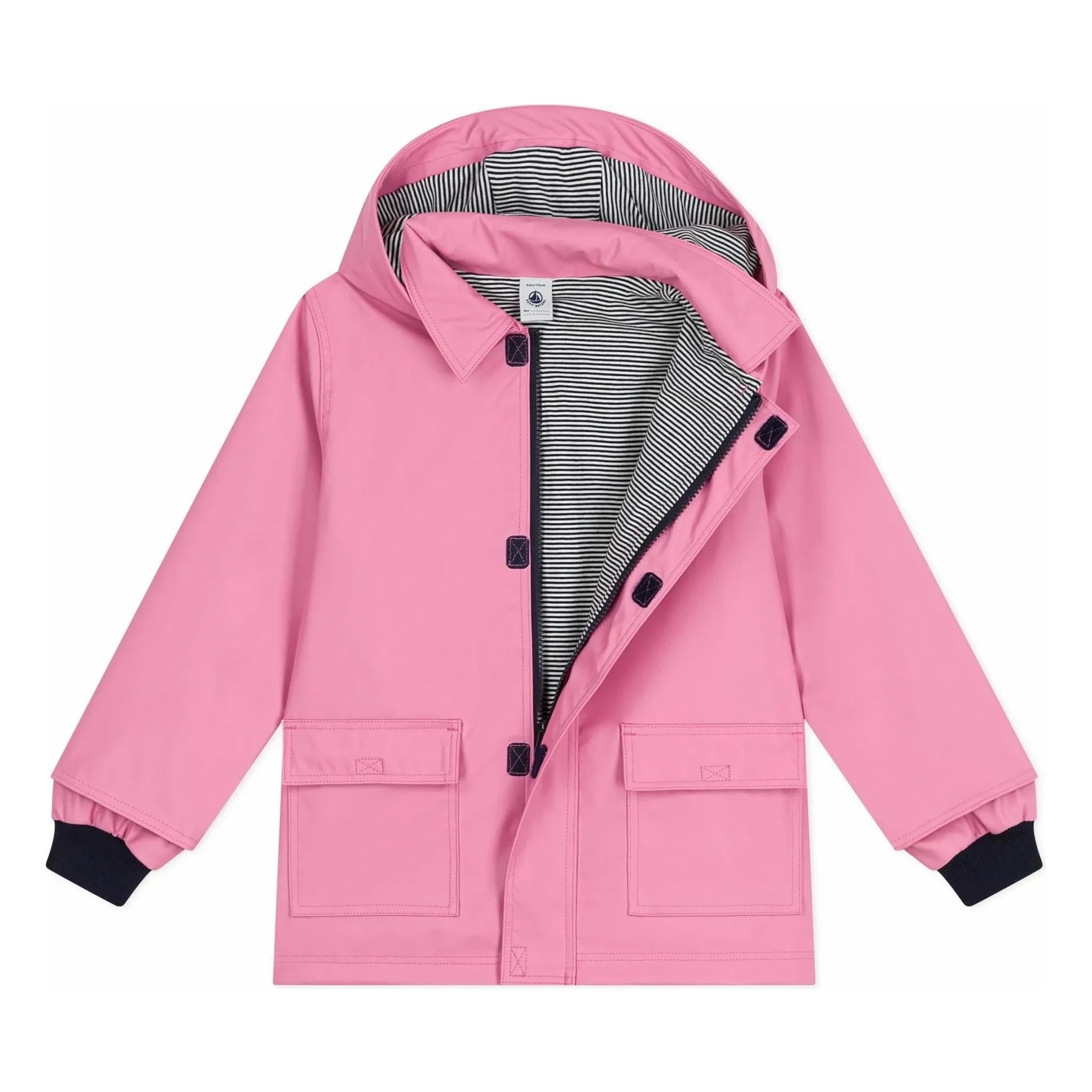 Petit Bateau - Iconic Recycled Fiber Raincoat | Powder Pink