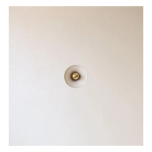 Masamé - Gigaro raw ceramic wall lamp | Warm White