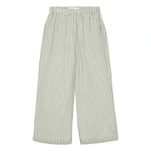 Brunobruno Nation - Francis Striped Organic Cotton Pants | Green