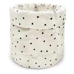Babyshower - Heart Toy Storage Basket | Ecru