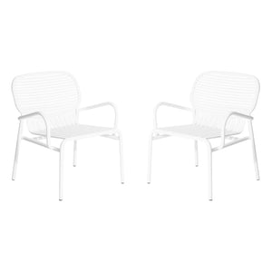 Petite Friture - Weekend Armchair - Set of 2 | White