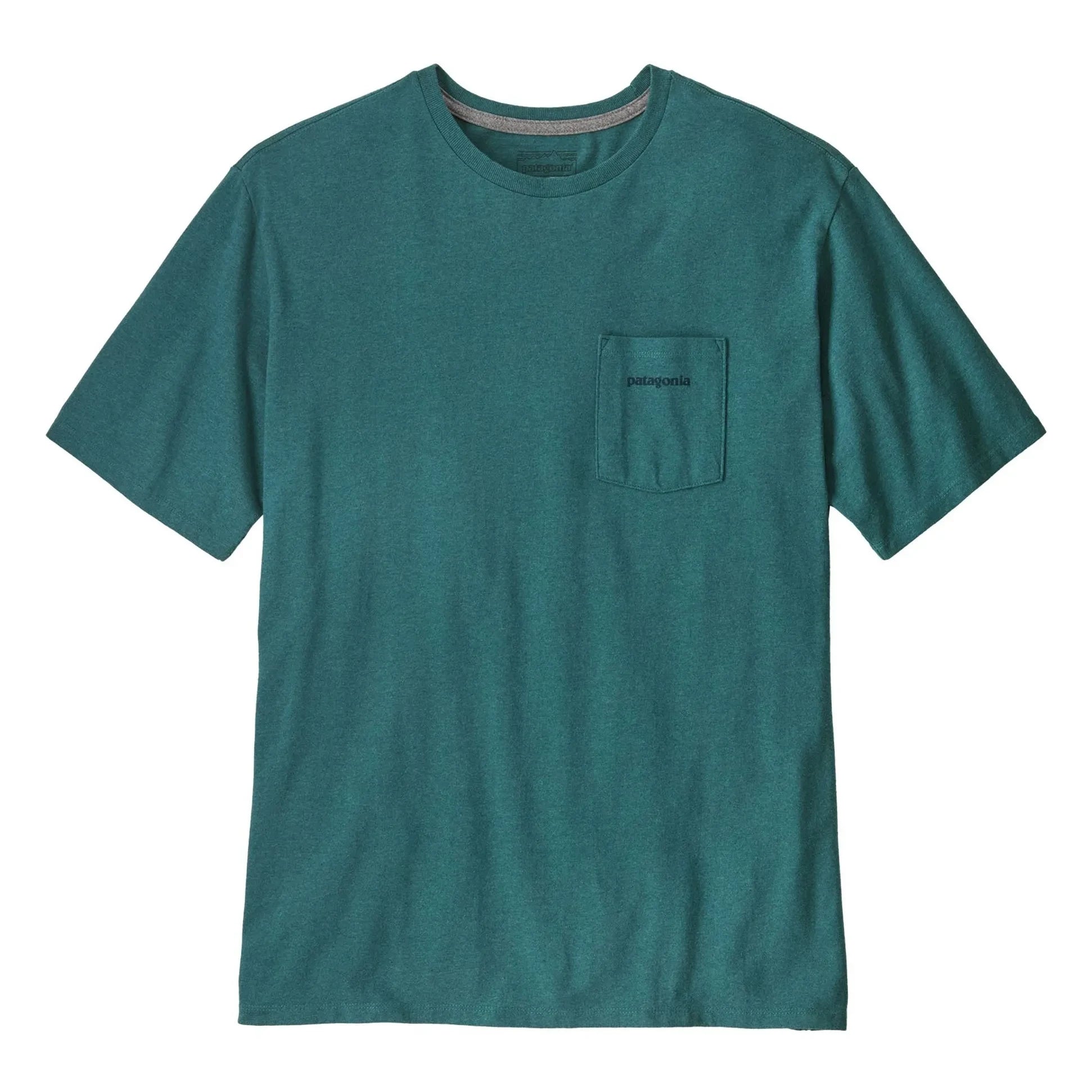 Patagonia - Boardshort Logo Responsibly Geri dönüştürülmüş lifler T-shirt | Turquoise Blue