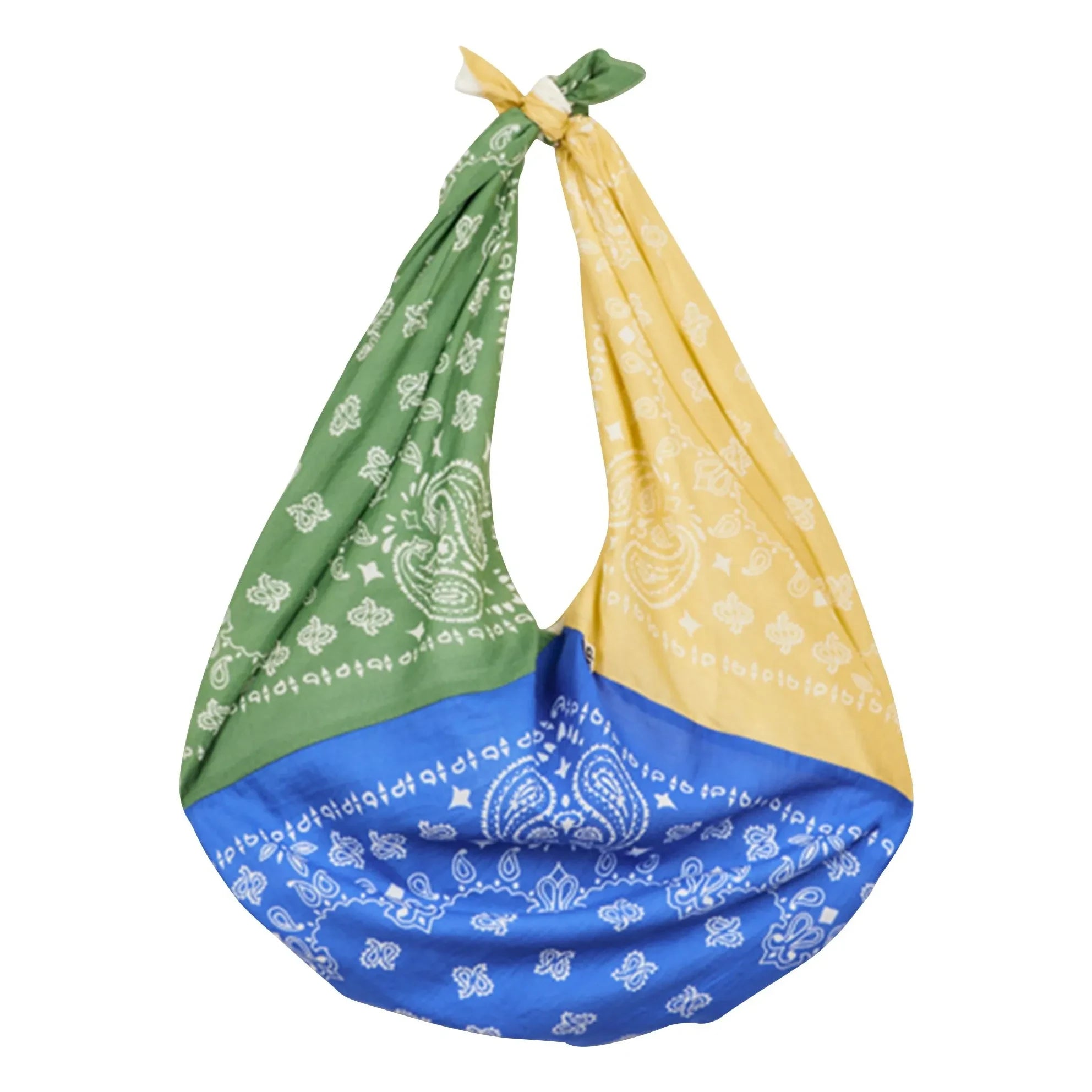 a.p - Cotton Voile Bandana Bag | Blue