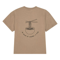Brunobruno Nation - Nanna Nouilles Organic Cotton T-Shirt | Brown