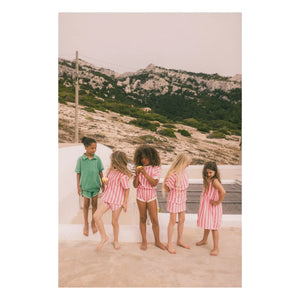We Are Kids - Polo Léonard Organic Sponge | Chrome Green