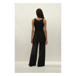 Faithfull the Brand - Syna Linen and Cotton Top | Black